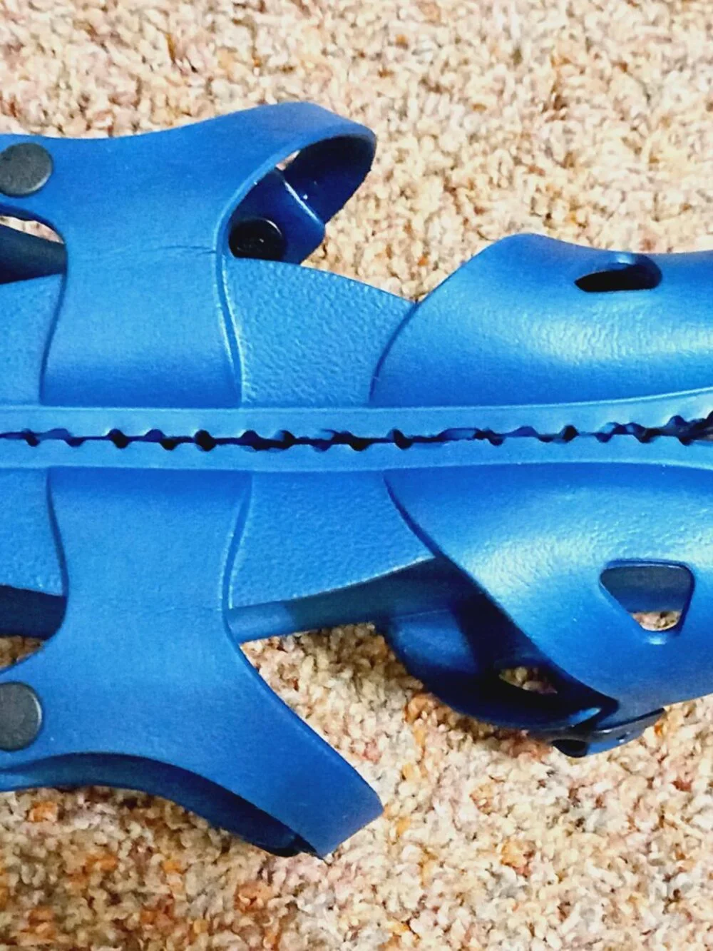 Kid's Birkenstock Blue Rio Sandals Size 34 3 better 2 or 2 1/2  Backstrap Water